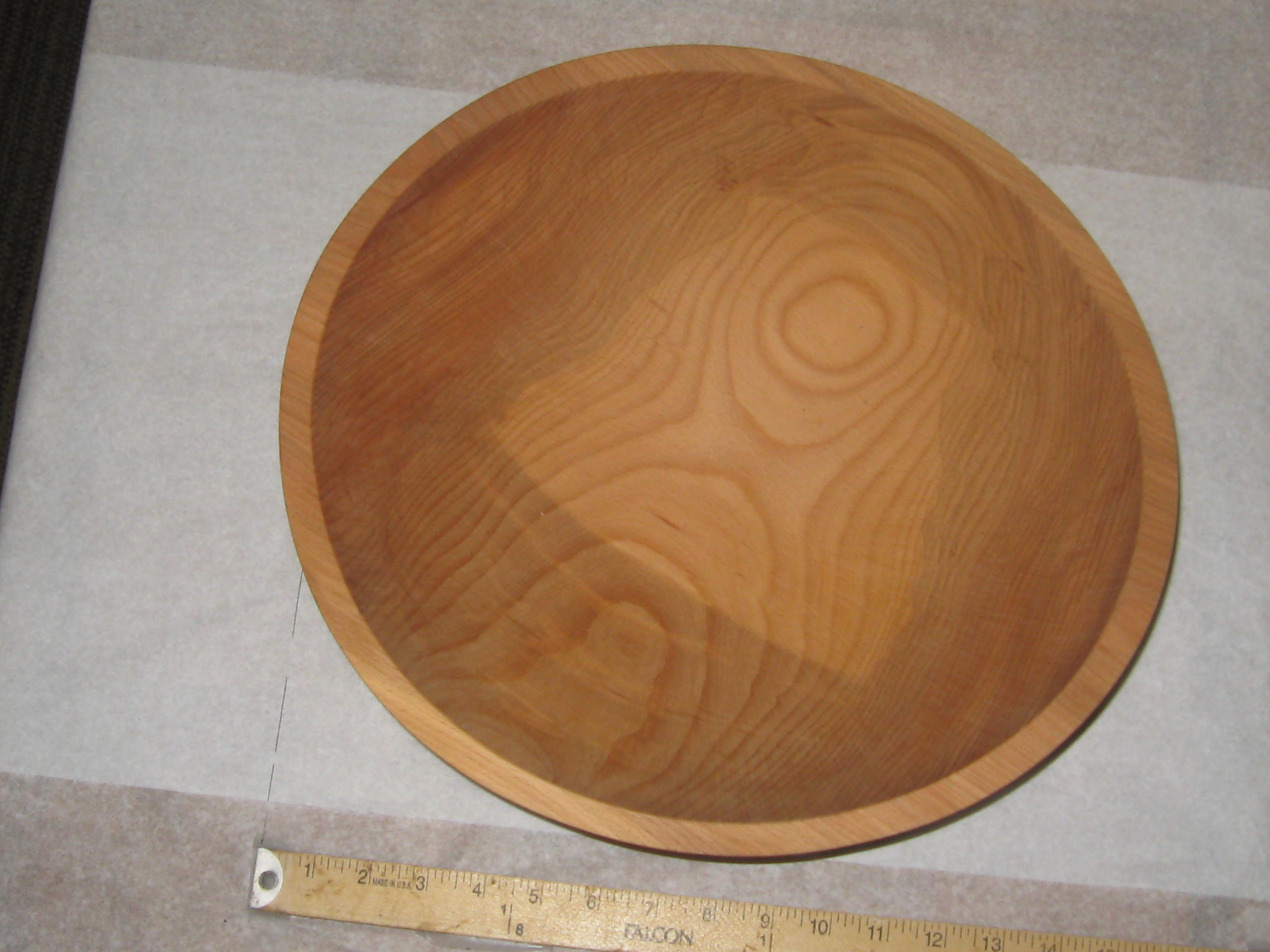 15" BEECH BOWL (1st Quality) - Click Image to Close